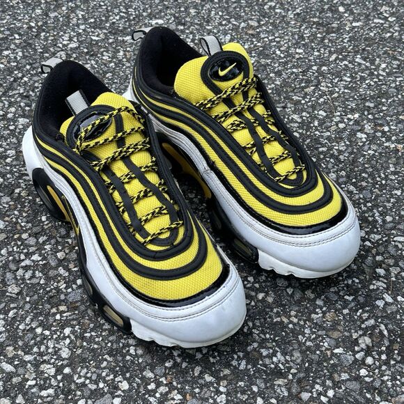 Nike Air Max Plus 97 Frequency Pack Mens Size 8.5 Yellow Black - Picture 12 of 12